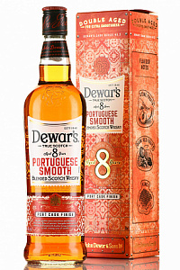 Виски Dewar's Portuguese Smooth 8 Years Old 0.7 л Gift Box