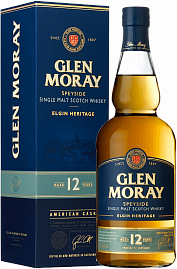Виски Glen Moray Elgin Heritage 12 Years Old Single Malt Scotch 0.7 л Gift Box