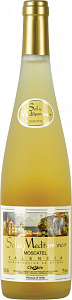 Белое Полусладкое Вино Sol Mediterraneo Moscatel 0.75 л