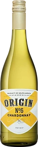 Белое Сухое Вино Origin №6 Chardonnay Western Cape WO Origin Wine 0.75 л