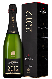 Шампанское Le Vintage Brut Lanson 2012 г. 0.75 л Gift Box