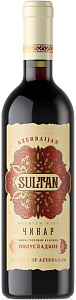 Красное Полусладкое Вино Sultan Chinar 0.75 л