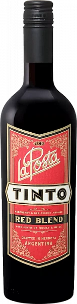 Вино La Posta Tinto Mendoza 2020 г. 0.75 л
