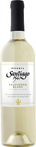 Белое Сухое Вино Santiago 1541 Sauvignon Blanc Reserva 0.75 л