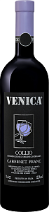 Красное Сухое Вино Cabernet Franc Collio DOC Venica & Venica 2020 г. 0.75 л