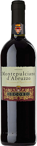 Красное Сухое Вино Montepulciano d'Abruzzo DOC Decordi 2019 г. 0.75 л