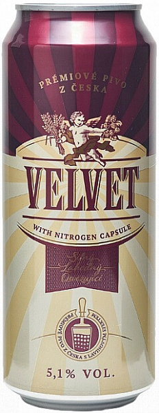 Пиво Staropramen Velvet Can 0.44 л