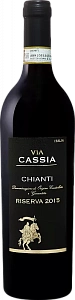 Красное Сухое Вино Via Cassia Chianti DOCG Riserva Castellani 0.75 л