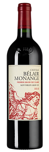 Красное Сухое Вино Chateau Belair Monange 2012 г. 0.75 л
