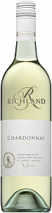 Белое Сухое Вино Richland Calabria Chardonnay 2020 г. 0.75 л