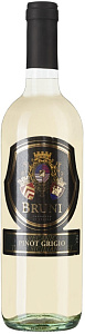 Белое Полусухое Вино Bruni Grecanico Pinot Grigio 0.75 л