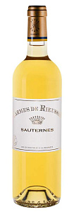 Белое Сладкое Вино Les Carmes de Rieussec 2019 г. 0.75 л