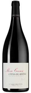 Красное Сухое Вино Cotes-du-Rhone Mon Coeur 2019 г. 1.5 л