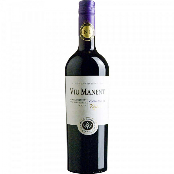 Вино Viu Manent Carmenere Estate Collection Reserva 2020 г. 0.75 л