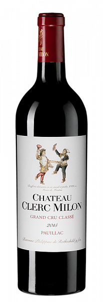Вино Chateau Clerc Milon 2015 г. 0.75 л