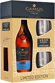 Коньяк Camus VSOP 0.7 л Gift Box Set 2 Glass