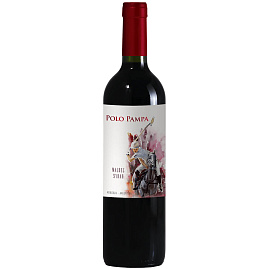 Вино Los Haroldos Polo Pampa Malbec-Shiraz Mendoza 2020 г. 0.75 л