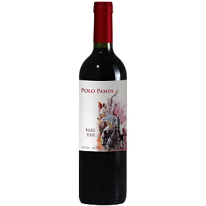 Красное Сухое Вино Los Haroldos Polo Pampa Malbec-Shiraz Mendoza 2020 г. 0.75 л