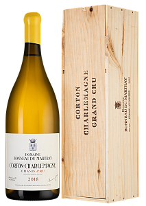 Белое Сухое Вино Corton-Charlemagne Grand Cru Bonneau du Martray 2018 г. 3 л Gift Box