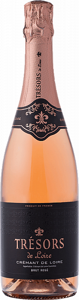 Игристое вино Tresors De Loire Rose Cremant De Loire AOC 0.75 л