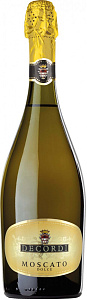 Белое Сладкое Игристое вино Decordi Moscato Dolce 0.75 л