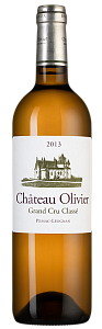 Белое Сухое Вино Chateau Olivier Blanc 2013 г. 0.75 л