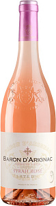 Розовое Полусухое Вино Baron d'Arignac Carte D'Or Syrah Rose 0.75 л