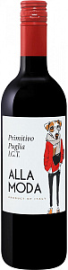 Красное Сухое Вино Alla Moda Primitivo 0.75 л