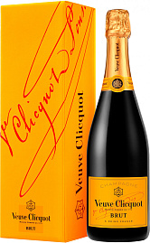 Шампанское Veuve Clicquot Brut 0.75 л Gift Box