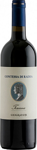 Красное Сухое Вино Geografico Contessa Di Radda Toscana IGT 0.75 л