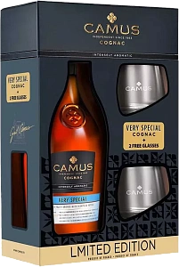 Коньяк Camus VS 0.7 л Gift Box Set 2 Glass