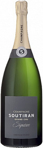Белое Брют Шампанское Soutiran Cuvee Signature Grand Cru Brut 1.5 л