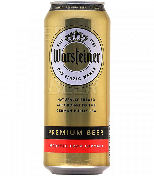 Пиво Warsteiner Premium Beer Can 0.5 л