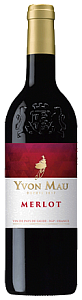 Красное Сухое Вино Yvon Mau Merlot 0.75 л