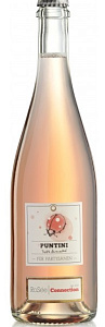 Розовое Экстра брют Игристое вино Puntini Rosee Connection 2018 г. 0.75 л