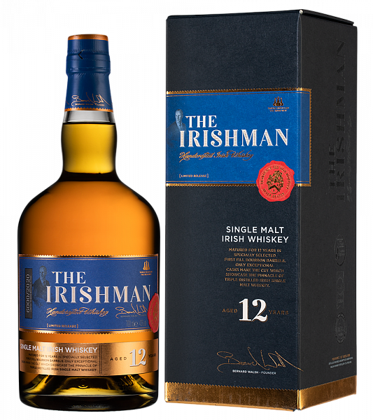 Виски The Irishman 12 Year Old Single Malt 0.7 л Gift Box