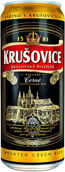 Пиво Krusovice Cerne Can 0.5 л