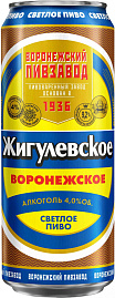 Пиво Воронежское Жигулевское Can 0.45 л