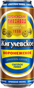 Пиво Воронежское Жигулевское Can 0.45 л