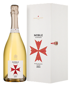 Белое Брют Шампанское Noble Champagne Blanc de Blancs Lanson 2004 г. 0.75 л Gift Box