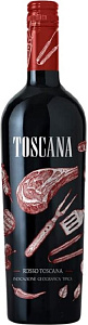 Красное Сухое Вино Piccini BBQ Rosso Toscana IGT 0.75 л