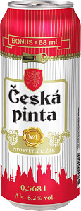Пиво Ceska Pinta Svetly Lezak Can 0.568 л