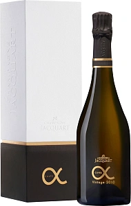 Белое Брют Шампанское Champagne Jacquart Cuvee Aplha Vintage 0.75 л Gift Box
