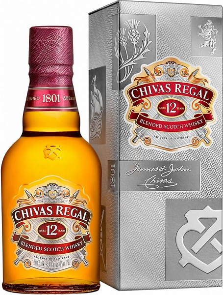 Виски Chivas Regal 12 Years Old 0.375 л Gift Box