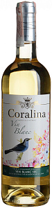 Белое Сухое Вино Coralina Blanc Sec 0.75 л