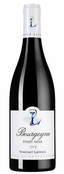 Вино Bourgogne Pinot Noir Domaine Vincent Latour 2018 г. 0.75 л