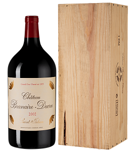 Красное Сухое Вино Chateau Branaire-Ducru 2002 г. 3 л Gift Box