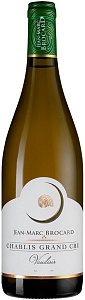 Белое Сухое Вино Chablis Grand Cru Vaudesir Jean-Marc Brocard 2020 г. 0.75 л