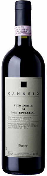 Вино Canneto Vino Nobile di Montepulciano Riserva 0.75 л