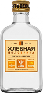 Водка Хлебная Половинка Пшеничная Мягкая 0.2 л